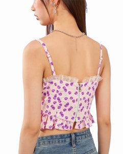 Fancy Printed Camisole Top
