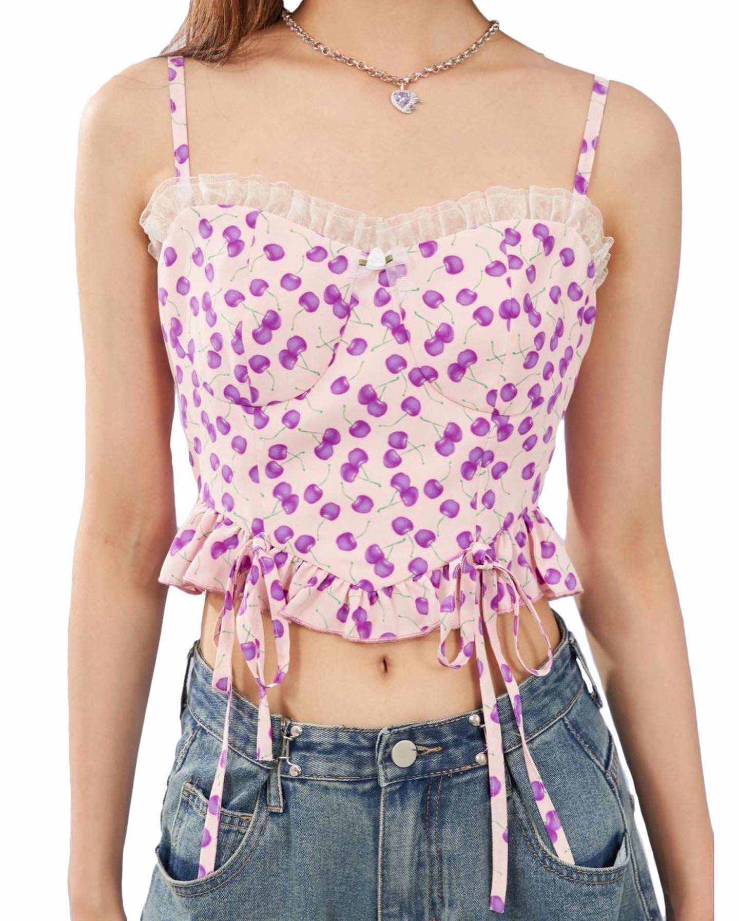 Fancy Printed Camisole Top