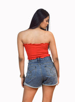 Load image into Gallery viewer, Blue Denim Shorts - Fashion Tiara
