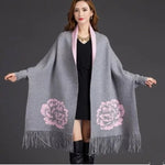 Load image into Gallery viewer, Pink Knitted Scarf Long Sleeve
